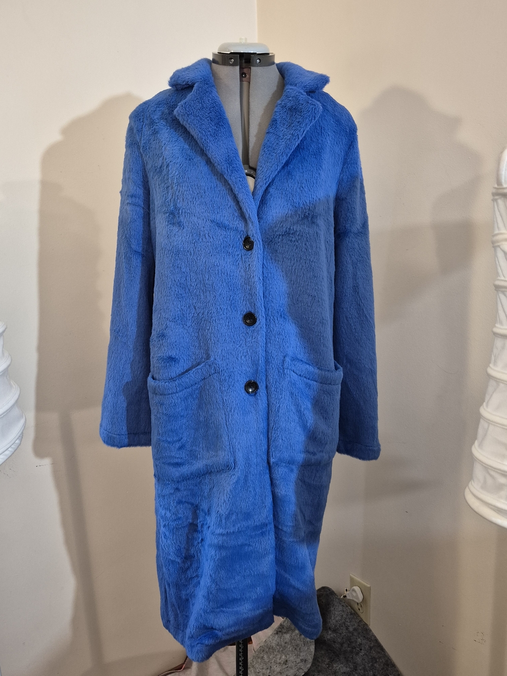 Sanctuary Electric Blue Teddy Coat - Picture 3 of 12